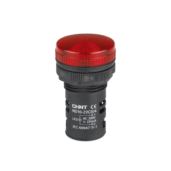 INDICATOR LED PILOT LIGHT CHINT RED 240V