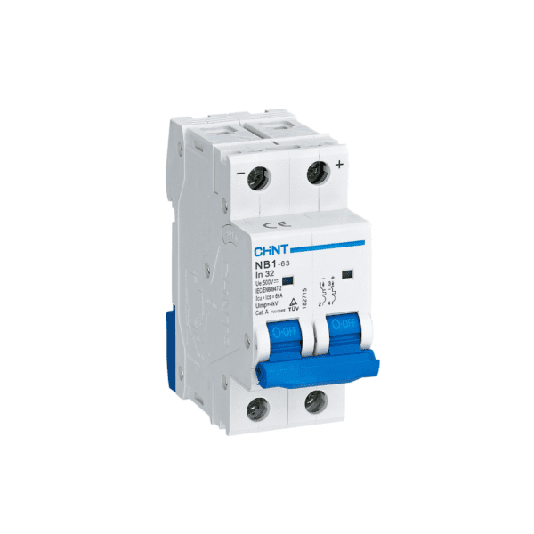 6kA 2P 16A Circuit Breaker C-Curve